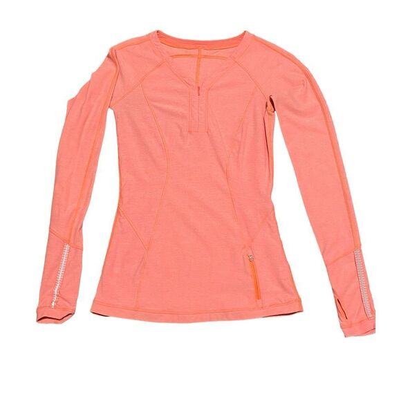 Lululemon Love Some Run Long Sleeve Heathered Very Light Flare 4 - Picture 5 of 13